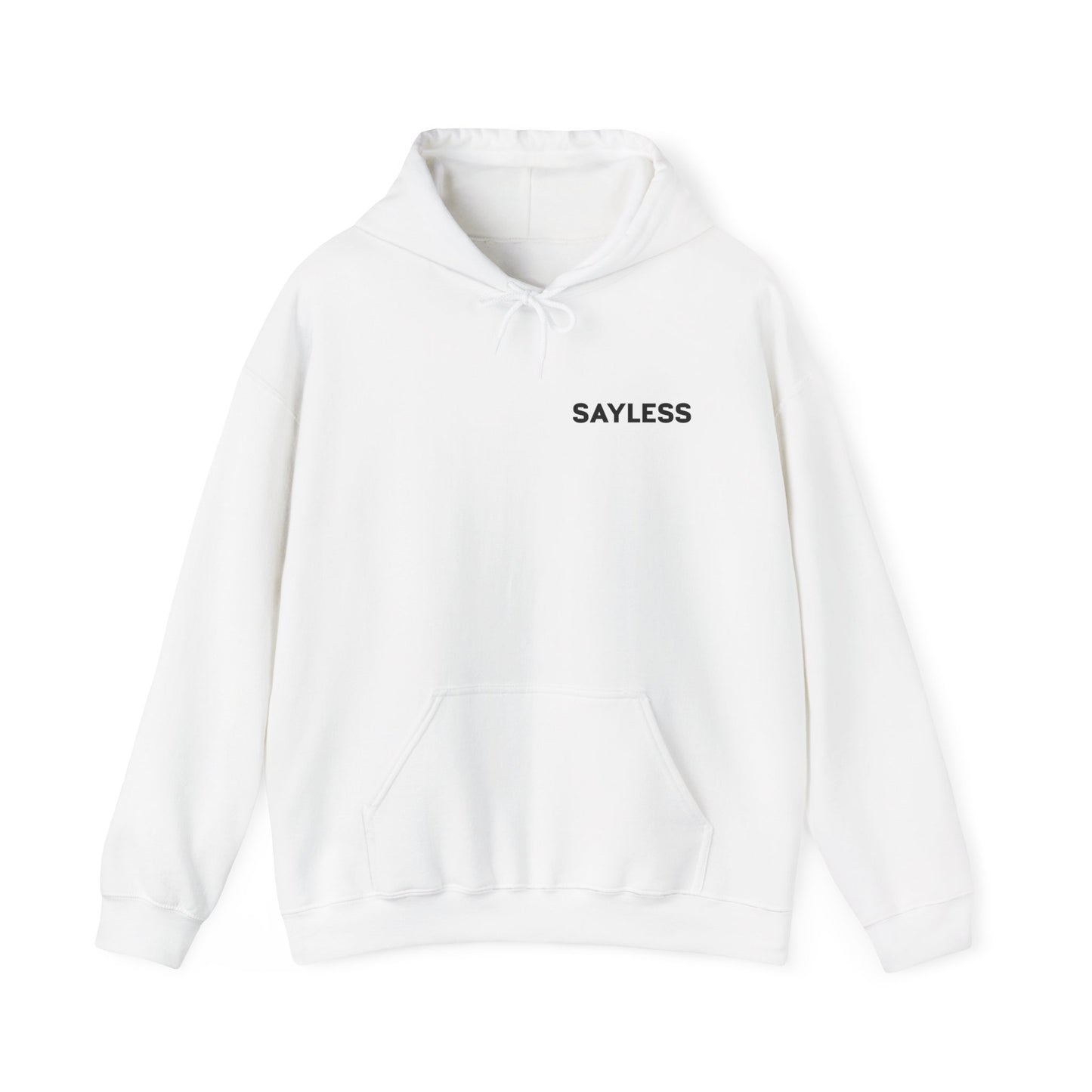 Sayless Unisex Heavy Blend™ Hoodie with QR Code - Casual Comfort for Trendsetters