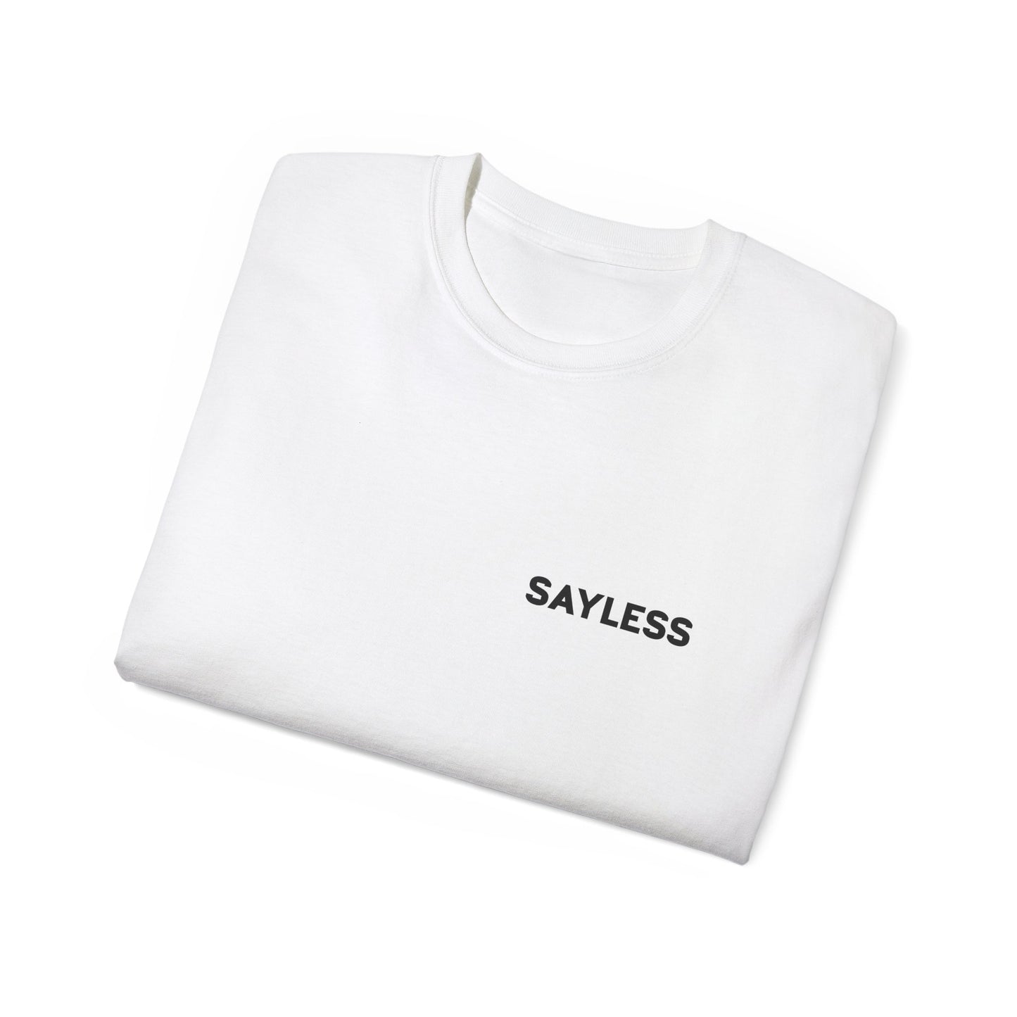 Sayless Unisex Ultra Cotton Tee with QR Code | Minimalist Casual Wear