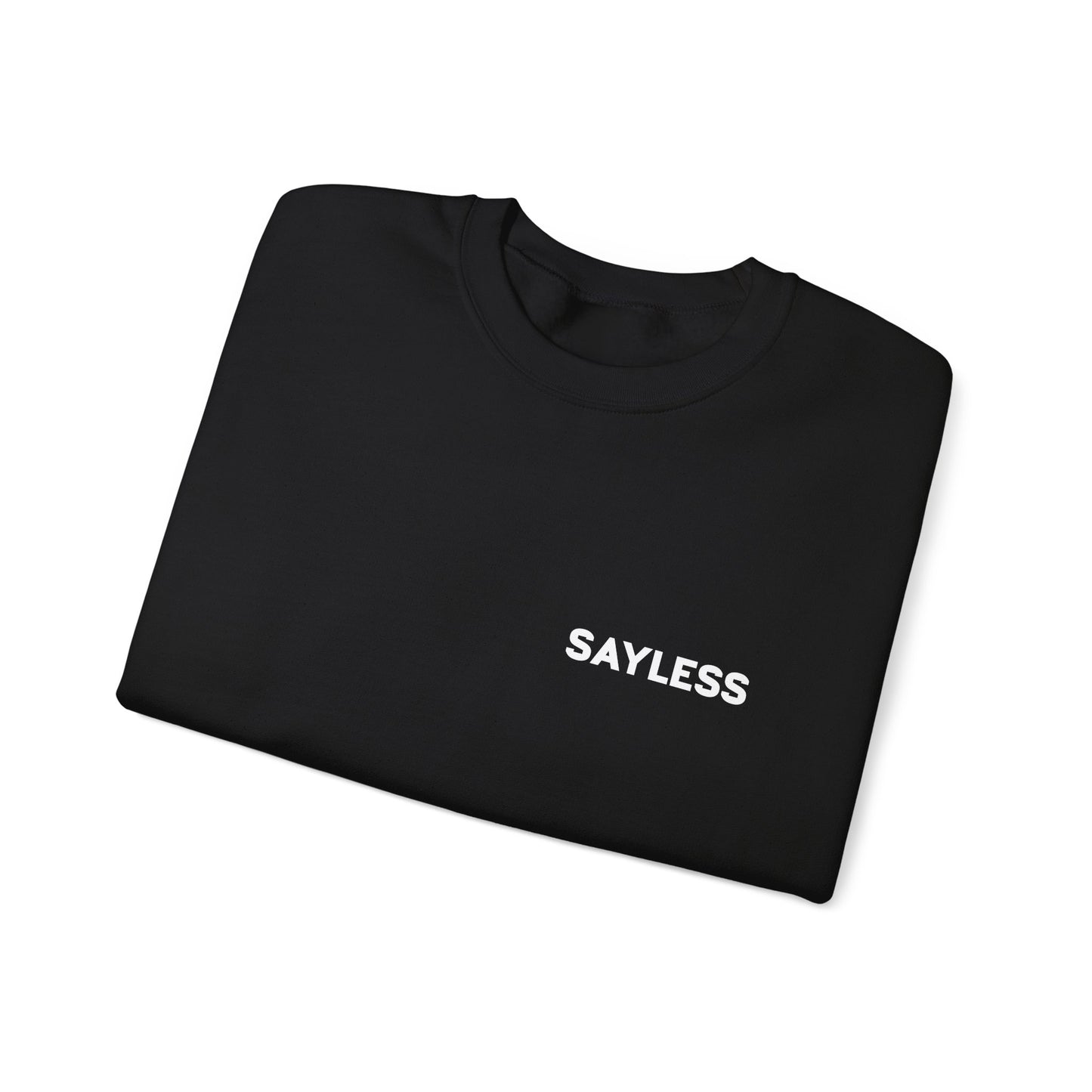 Copy of Sayless Unisex Heavy Blend Crewneck Sweatshirt with QR Code