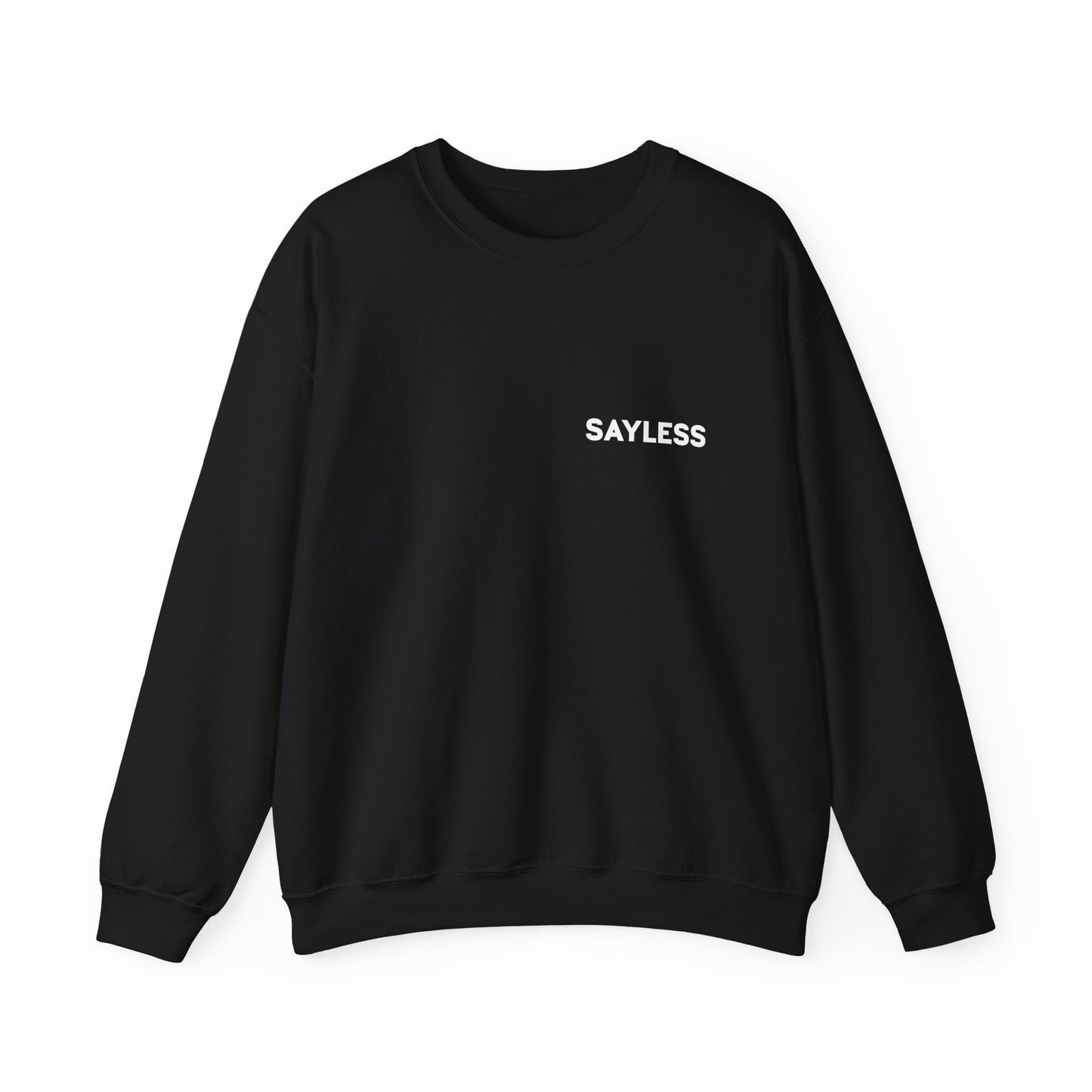 Copy of Sayless Unisex Heavy Blend Crewneck Sweatshirt with QR Code