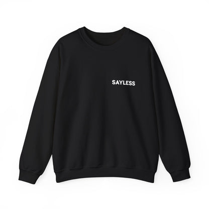 Sayless Unisex Heavy Blend Crewneck Sweatshirt with QR Code