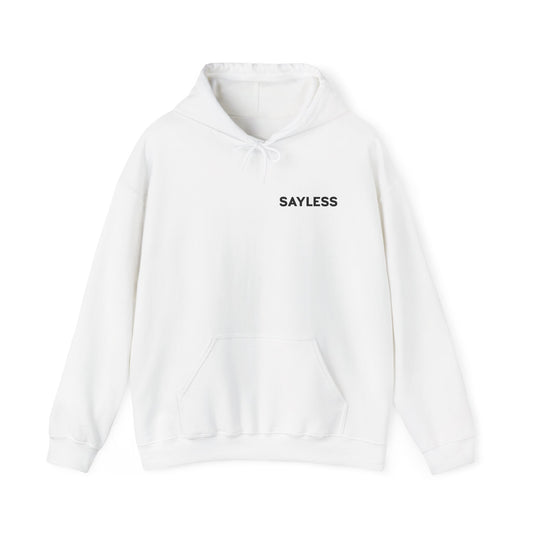 Sayless Unisex Heavy Blend™ Hoodie with QR Code - Casual Comfort for Trendsetters
