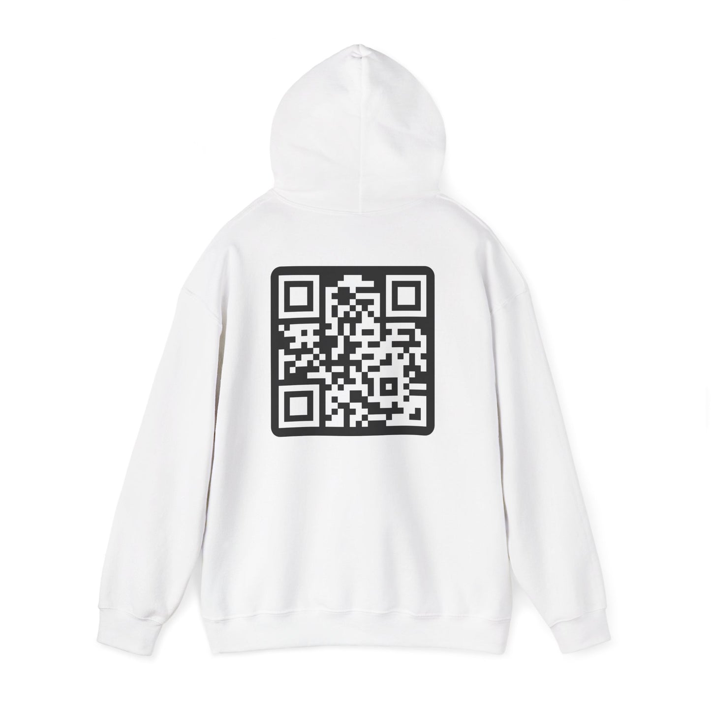 Sayless Unisex Heavy Blend™ Hoodie with QR Code - Casual Comfort for Trendsetters