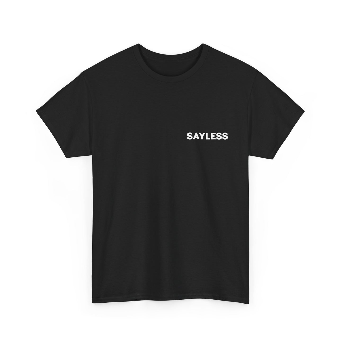 Say Less Unisex Heavy Cotton Tee with QR Code - Casual & Trendy Graphic T-Shirt for Everyday Wear