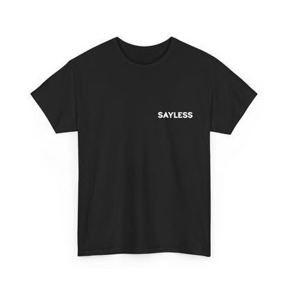 Say Less Unisex Heavy Cotton Tee with QR Code - Casual & Trendy Graphic T-Shirt for Everyday Wear