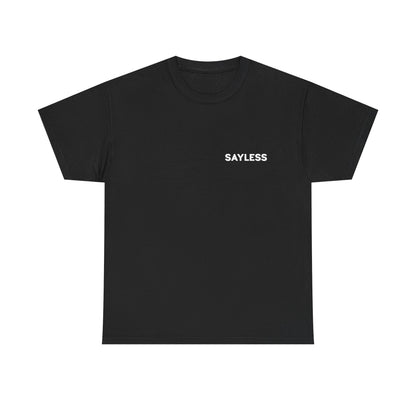 Say Less Unisex Heavy Cotton Tee with QR Code - Casual & Trendy Graphic T-Shirt for Everyday Wear