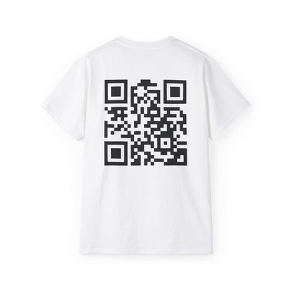 Unisex Ultra Cotton Tee with QR Code - Perfect for Events & Promotions
