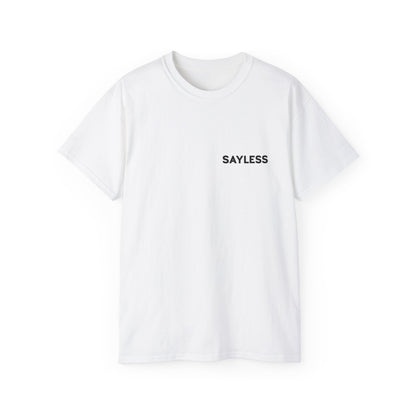 Sayless Unisex Ultra Cotton Tee with QR Code | Minimalist Casual Wear